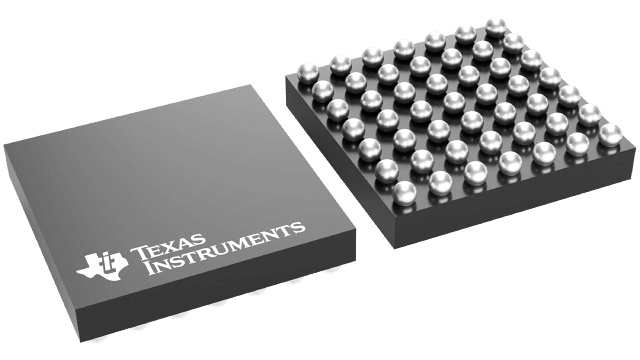 BQ24166YFFR — Manufacturer package reference image, DSBGA (YFF)