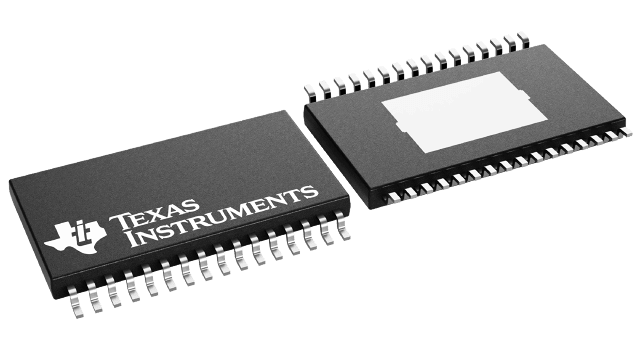 TLC5947DAP — Manufacturer package reference image, HTSSOP (DAP)