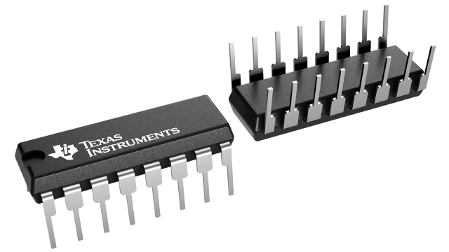 L293DNE — Manufacturer package reference image, PDIP (NE)