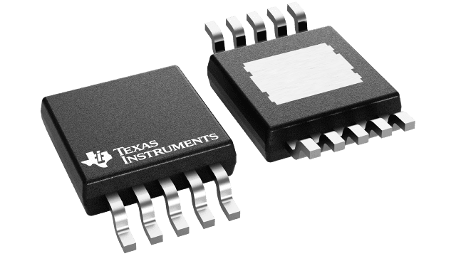 TPS54140DGQRG4 — Manufacturer package reference image, HVSSOP (DGQ)