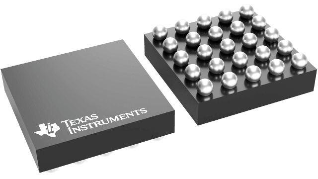 TSU6721YFFR — Manufacturer package reference image, DSBGA (YFF)