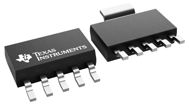 TPS73615DCQ — Manufacturer package reference image, SOT-223 (DCQ)