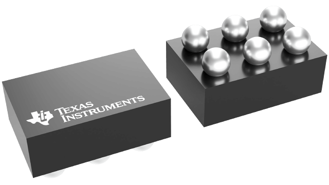 TPS61099YFFT — Manufacturer package reference image, DSBGA (YFF)