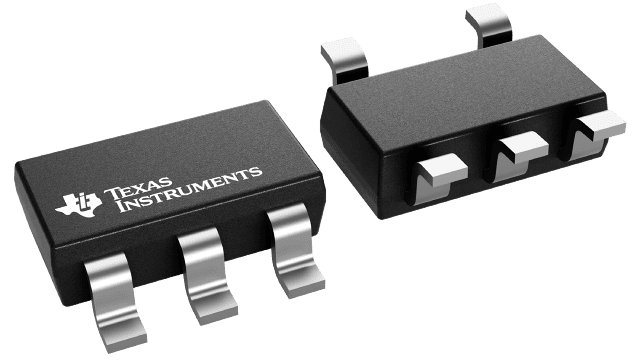 TPS62561DDCT — Manufacturer package reference image, SOT-23-THN (DDC)