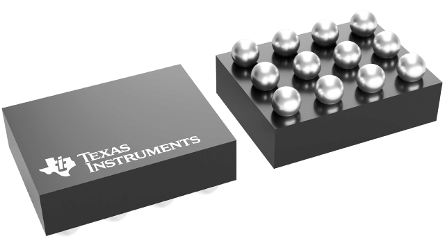TPS63051YFFT — Manufacturer package reference image, DSBGA (YFF)