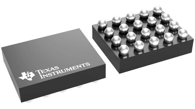 TPS63010YFFT — Manufacturer package reference image, DSBGA (YFF)