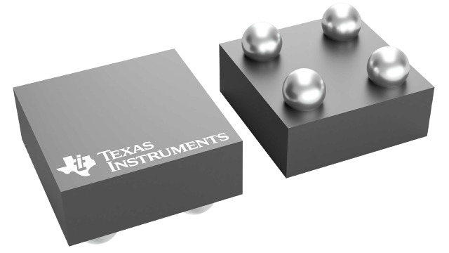TPS22910AYZVT — Manufacturer package reference image, DSBGA (YZV)