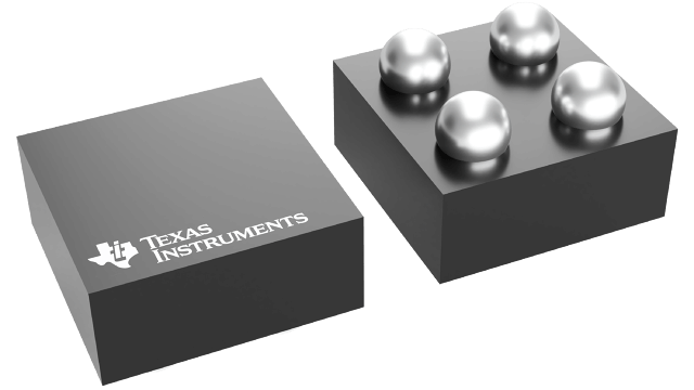 TPS22915BYFPT — Manufacturer package reference image, DSBGA (YFP)