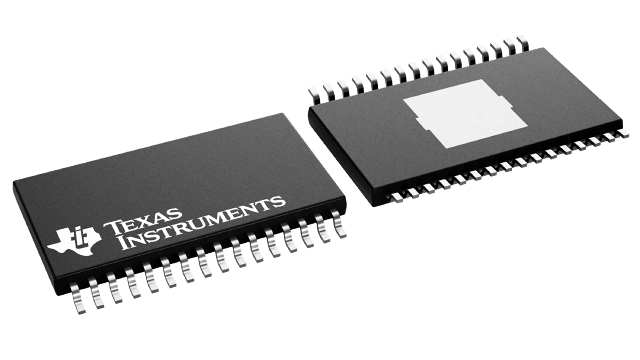 TPS92520QDAPRQ1 — Manufacturer package reference image, HTSSOP (DAP)