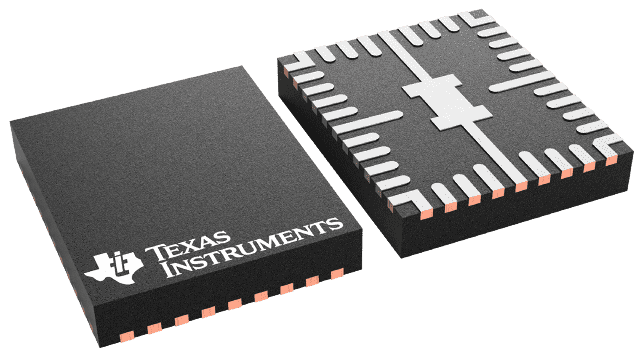 TPS65222C5RAHRQ1 — Manufacturer package reference image, VQFN-HR (RAH)