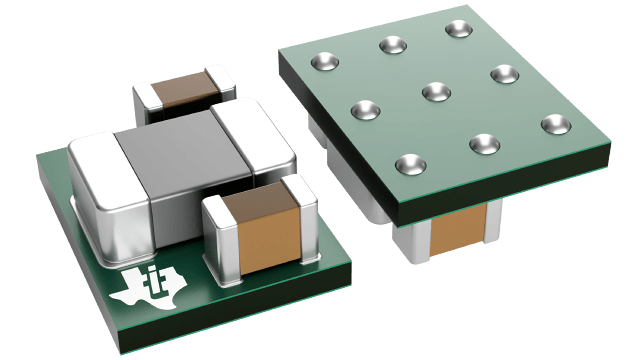 TPS82740BSIPR — Manufacturer package reference image, uSIP (SIP)