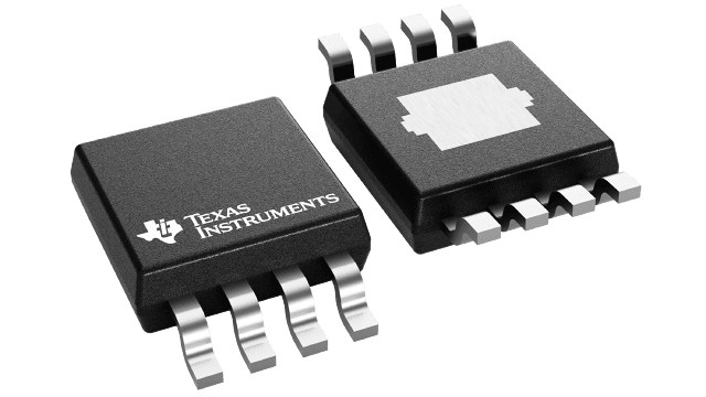 TPS7E6701QDGNRQ1 — Manufacturer package reference image, HVSSOP (DGN)