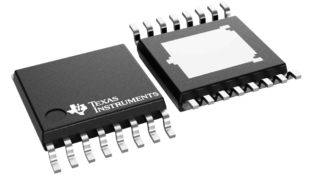 TPS1HA08AQPWPRQ1 — Manufacturer package reference image, HTSSOP (PWP)