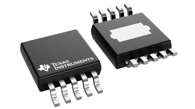 TPS7A4301QDGQRQ1 — Manufacturer package reference image, HVSSOP (DGQ)