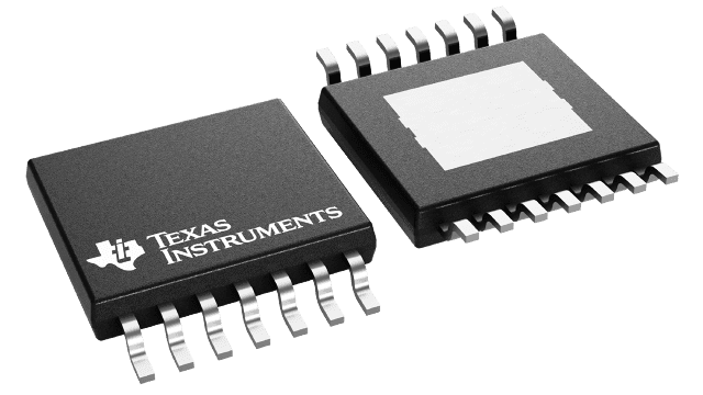 TPS1HTC100QPWPRQ1 — Manufacturer package reference image, HTSSOP (PWP)