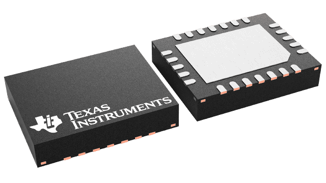 TPS65980RHFR — Manufacturer package reference image, VQFN (RHF)