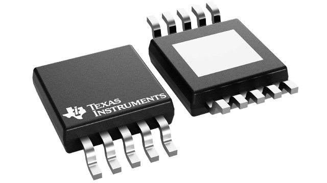 TPS92515HVQDGQRQ1 — Manufacturer package reference image, HVSSOP (DGQ)
