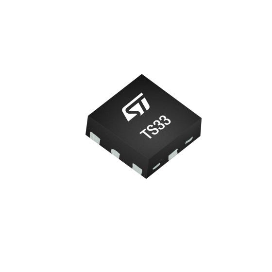TS3325AQPR — Manufacturer package reference image, VFQFPN 1.5X1.5X0.55 8L PITCH 0.5
