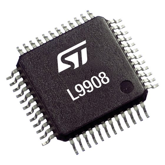 L9908 — Manufacturer package reference image, TQFP-EP 48 7x7x1.0 mm