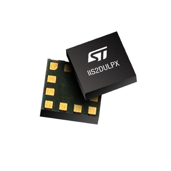 LIS2DU12TR — Manufacturer package reference image, LGA 12L 2.0x2.0x0.74 mm