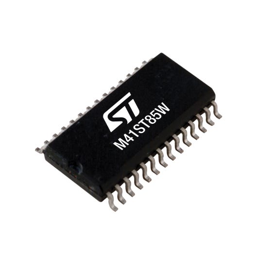M41ST85WMX6TR — Manufacturer package reference image, SO28 WITH EMBEDDED CRYSTAL