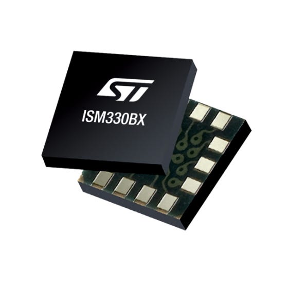 ISM330BXTR — Manufacturer package reference image, LGA 14L 2.5x3x0.74 mm