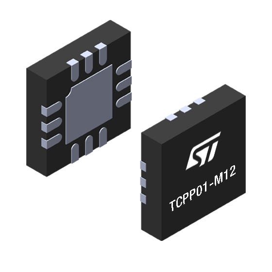 TCPP01-M12 — Manufacturer package reference image, QFN-12L