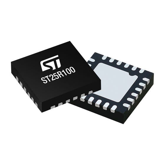 ST25R100-CMET — Manufacturer package reference image, UFQFPN 24 4x4x0.50 mm