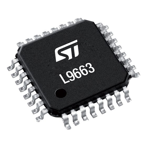 L9663 — Manufacturer package reference image, TQFP 32 7x7x1.0