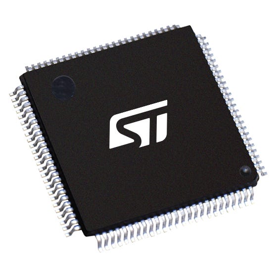 L9680 — Manufacturer package reference image, TQFP 100 14x14x1.0