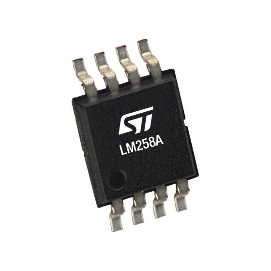 LM258AST — Manufacturer package reference image, MiniSO-8
