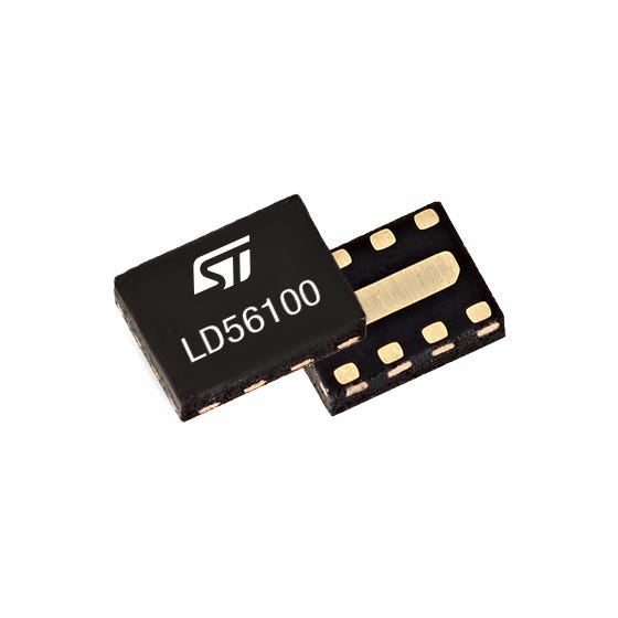 LD56100DPU18R — Manufacturer package reference image, DFN8 1.2x1.6