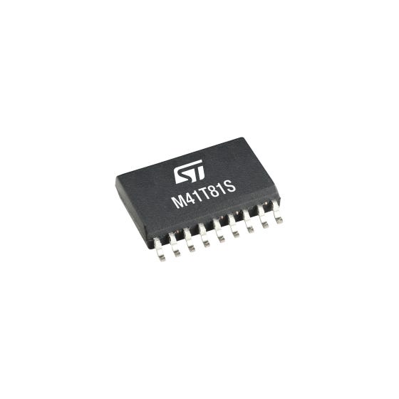 M41T83RMY6F — Manufacturer package reference image, SO18 with embedded crystal