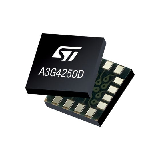 I3G4250DTR — Manufacturer package reference image, LGA 16 4x4x1.1