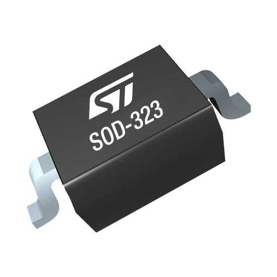 ESDLIN1524BJ — Manufacturer package reference image, SOD323