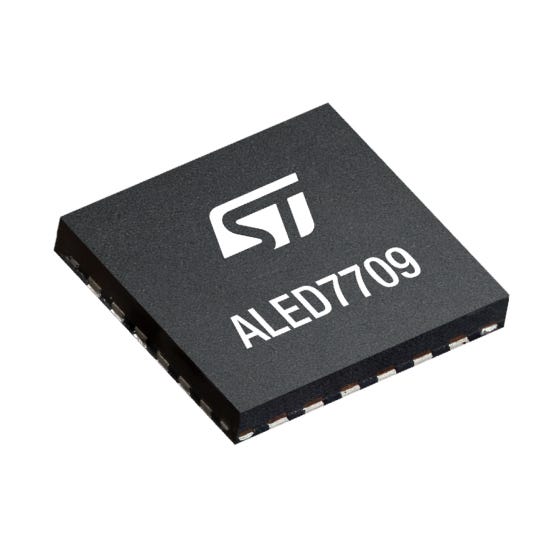 ALED7709BTR — Manufacturer package reference image, QFPN 5X5X0.90 24L PITCH 0.65 A.G