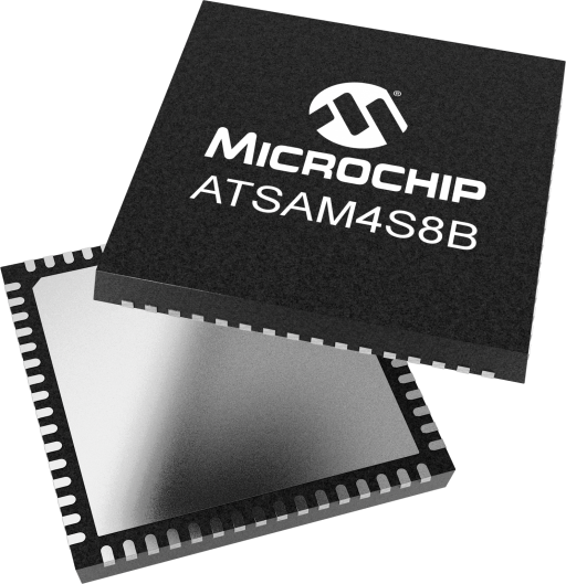 ATSAM4S8BB-MN — Manufacturer package reference image, VQFN-64