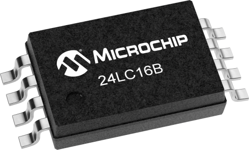 24LC16BT-E/ST — Manufacturer package reference image, TSSOP-8