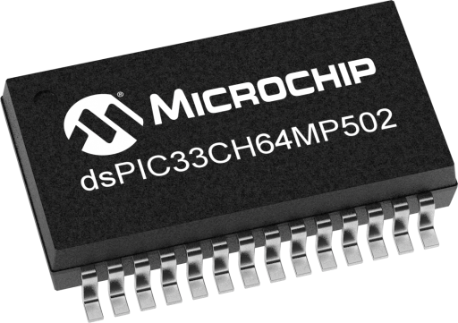 DSPIC33CH64MP502-I/SS — Manufacturer package reference image, SSOP-28