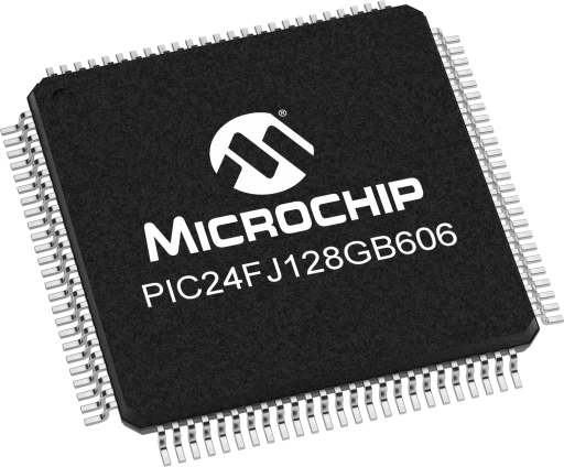 PIC24FJ128GB610-E/PT — Manufacturer package reference image, TQFP-100
