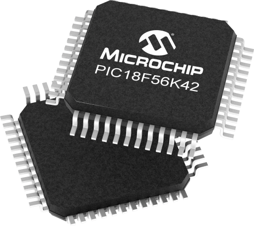 PIC18LF56K42-E/PT — Manufacturer package reference image, TQFP-48