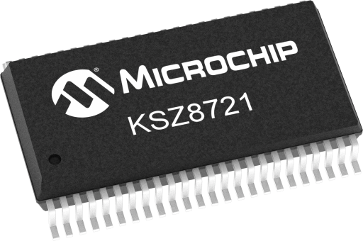 KSZ8721B-TR — Manufacturer package reference image, SSOP-48