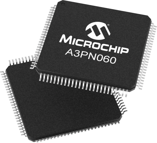 A3PN060-VQ100I — Manufacturer package reference image, TQFP-100