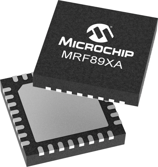 MRF89XA-I/MQ — Manufacturer package reference image, QFN-32