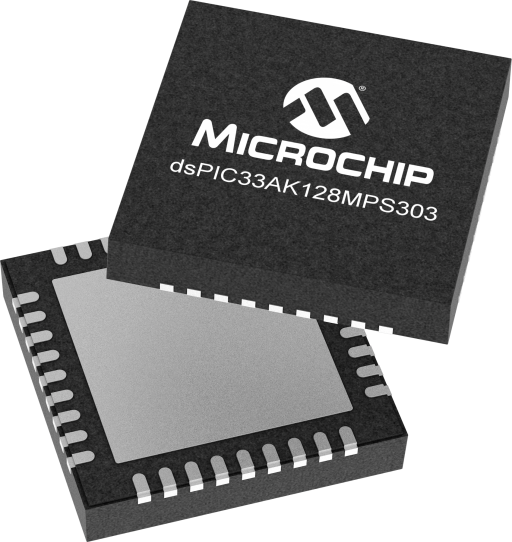 DSPIC33AK128MPS303T-E/M7 — Manufacturer package reference image, VQFN-36