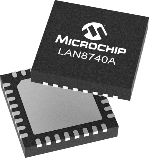 LAN8740AI-EN-TR — Manufacturer package reference image, QFN-32