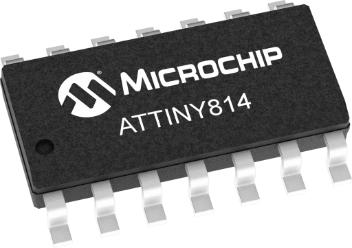ATTINY814-SSZ-VAO — Manufacturer package reference image, SOIC-14