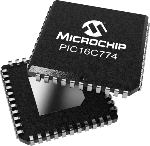 PIC16LC774/L — Manufacturer package reference image, PLCC-44