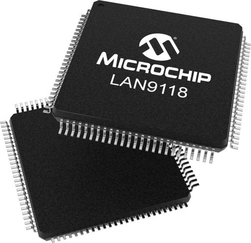 LAN9118-MT — Manufacturer package reference image, LQFP-100