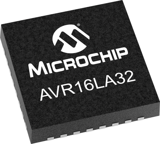 AVR16LA32T-I/QZB — Manufacturer package reference image, VQFN-32